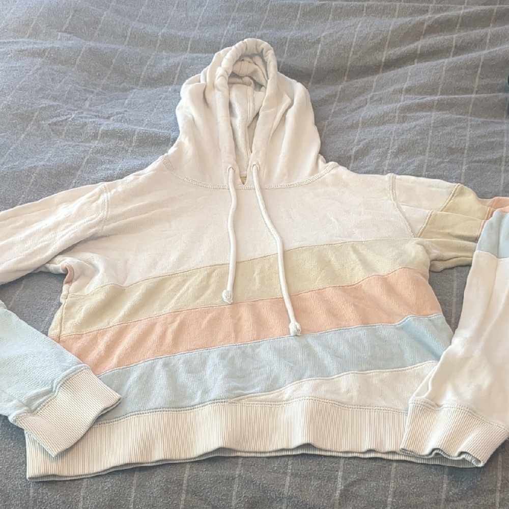 Striped Multicolor Women's Hoodie